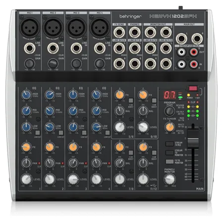 Behringer XENYX 1202SFX Premium Analog 12-Input Mixer w/USB