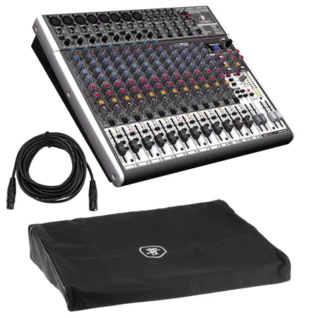 Behringer XENYX X2222USB Premium 22-Input 2/2-Bus Mixer with Dust