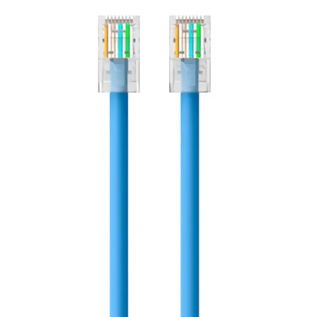Belkin 14' 24 AWG Cat5e Snagless UTP Ethernet Patch Cable, Blue