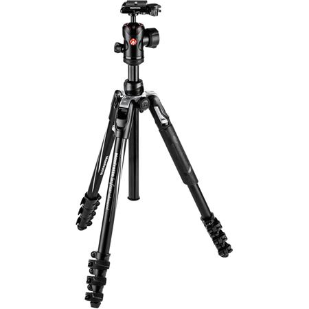 MKELES5CF-BH Manfrotto Element Traveller Small Carbon Fiber 5-Section Tripod Kit with Ball Head