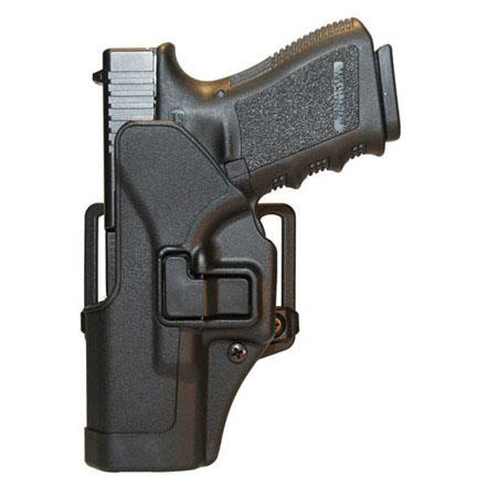 Black Holster Glock 19 23 32 36 410502BK-L Blackhawk Serpa CQC Concealment Left 