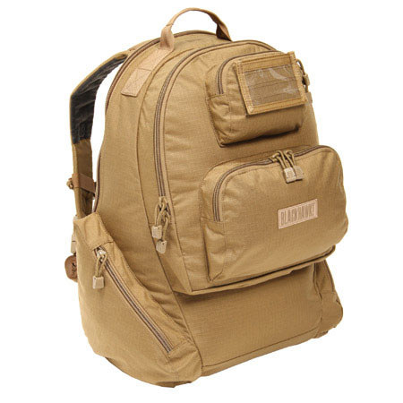 tan laptop backpack