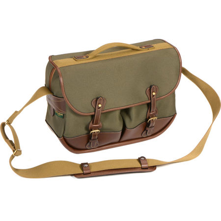 Billingham Eventer Camera Bag Sage Fibrenyte Chocolate Leather Billingham Eventer Bag Picture 1 Regular