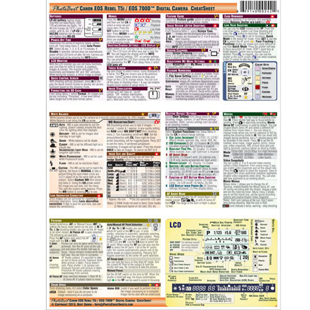 PhotoBert Photo CheatSheet - Adorama