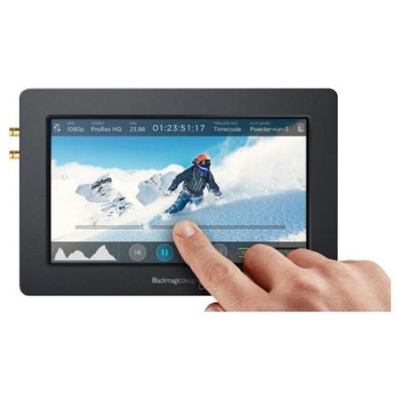 5 Monitor Microfiber Cleaning Cloth Bundle with 2x Spare LPE-6 Batteries Blackmagic Design Blackmagic Video Assist with HDMI and 6G-SDI Recorder