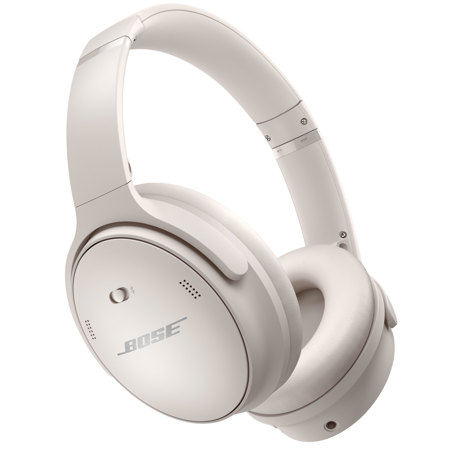 i aften miljø Waterfront Bose QuietComfort 45 Wireless Noise Cancelling Headphones, White Smoke  866724-0200