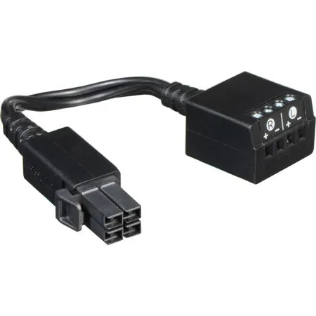 Bose 6" 4-Pin to Speaker Wire Adapter for Lifestyle 600/650 Front Speakers