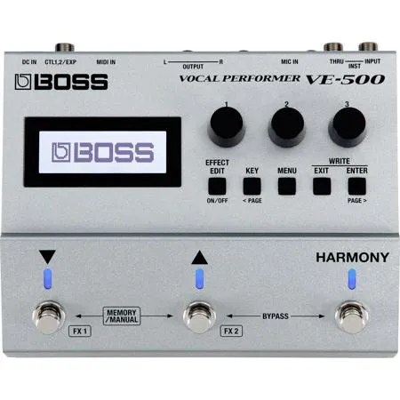 BOSS VE500 ボーカルエフェクター Boss VE-500 Compact Vocal Performer with Built-In Phrase Looper VE-500