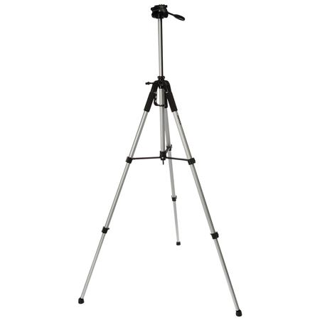 Bower 72 3 Section Aluminum Tripod With Qr 3 Way Pan Head Black Vtsl7200