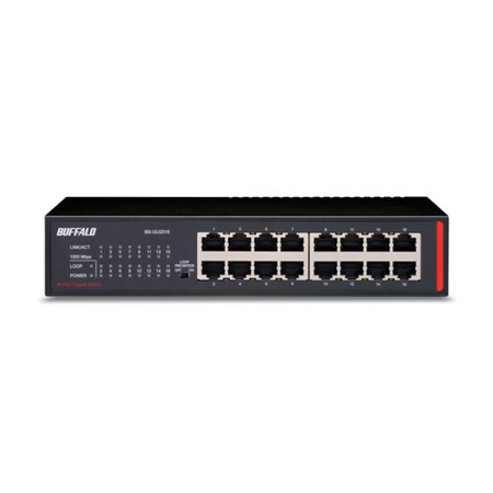 Buffalo BS-GU2016P PoE 16-Port Gigabit Switch