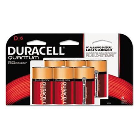 Duracell Quantum D Alkaline Batteries 10 batteries 