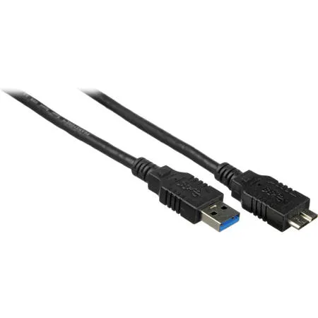 C2G Cables to Go 1m/3.28' USB 3.0 A Male to Micro B Male Cable, Black