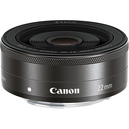 Canon EF-M 22mm f/2 STM Lens, Black