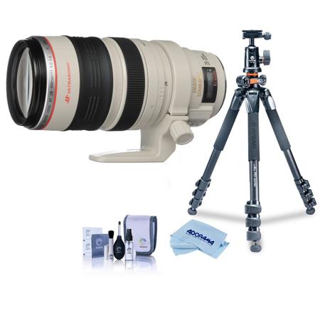 Canon EF 28-300mm f/3.5-5.6L IS USM Lens with Tripod Bundle 9322A002 T