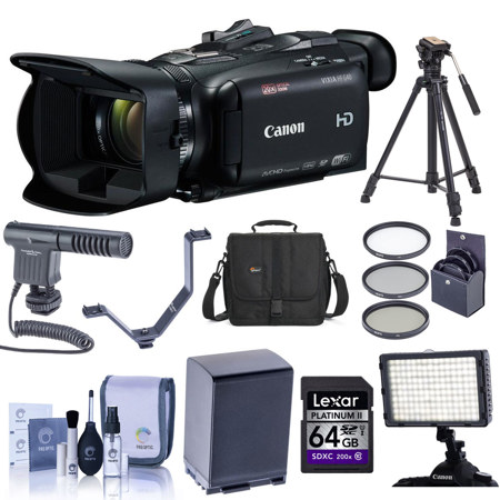 Canon VIXIA HF G40 3MP Full HD Camcorder with Premium Accessory Bundle