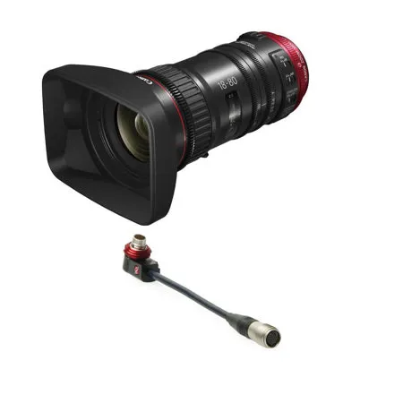 レンズ(ズーム) Canon CN-E18-80mm Canon CN-E 18-80mm T4.4 Compact-Servo Cine Lens for Canon EF w