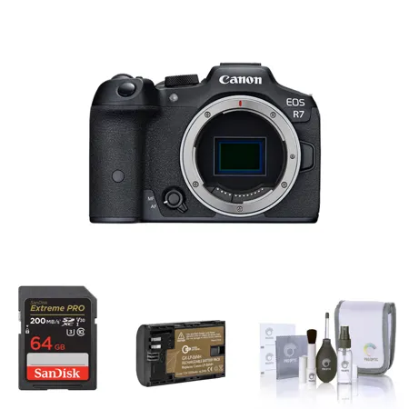 Canon EOS R7 Mirrorless Camera, Bundle with Included Value 5137C002 AK