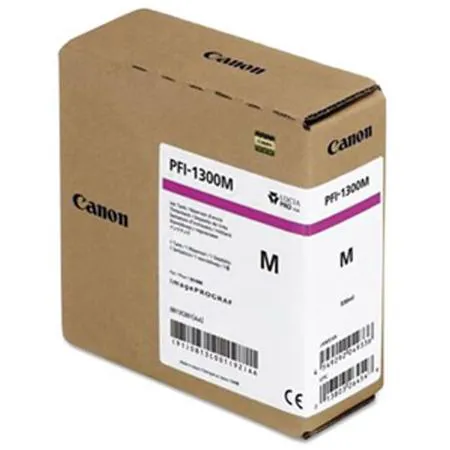 Canon PFI-1300 330ml Magenta Pigment Ink Tank for the imagePROGRAF PRO Series