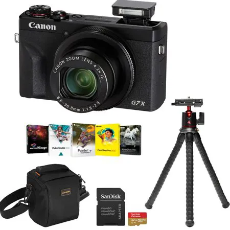 Canon PowerShot G7 X Mark III 20.1MP Point and Shoot Camera Black
