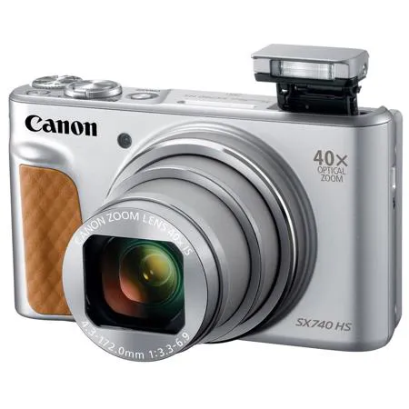 デジカメ Canon PowerShot SX740 HS（シルバー） Canon PowerShot SX740 HS Digital Camera, Silver 2956C001