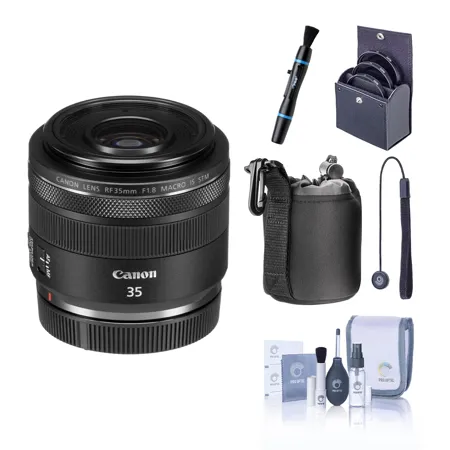 Canon RF 35mm f/1.8 Macro IS STM Lens,Bundle with Included Value
