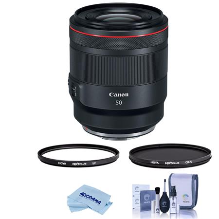 Canon RF 50mm f/1.2 L USM Lens with Filter Kit & Cleaning Kit 