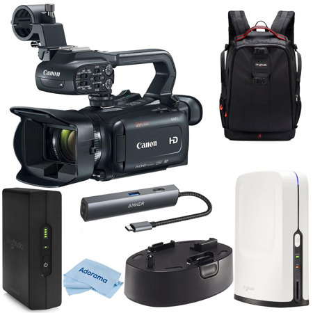 SlingStudio Battery Canon XA11 Compact Pro Camcorder with HDMI and Composite Output SlingStudio CameraLink SlingStudio Backpack SlingStudio USB-C Expander Cloth Bundle With With SlingStudio Hub