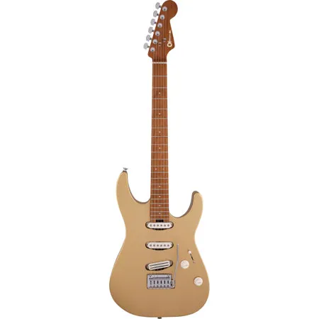 Charvel Pro-Mod DK22 SSS 2PT CM Electric Guitar, Pharaohs Gold