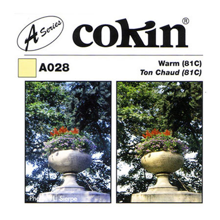 Cokin A028 81C Warm, Light Balancing Color Conversion Warming Filter, A Series