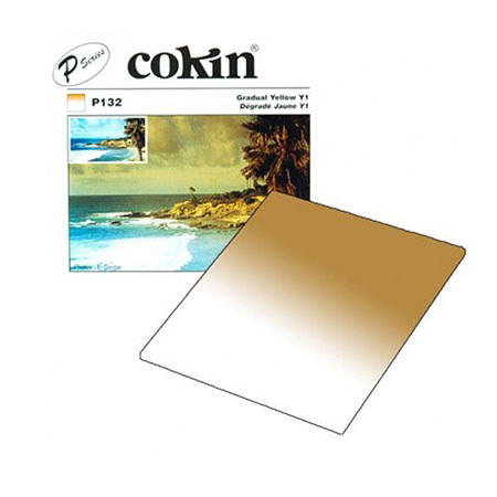 Cokin P132 Yellow Gradual Filter Y1, P-Series