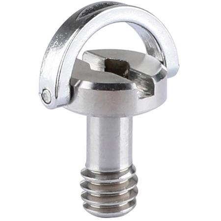 1/4-20 D-Ring Bolt Stainless Steel Camera Tripod Quick Release Plate Thumb Screw