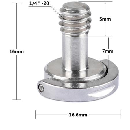 CARRYKT Quick Release 1/4 Thumb Screw L Bracket Screw Mount Adapter for Camera