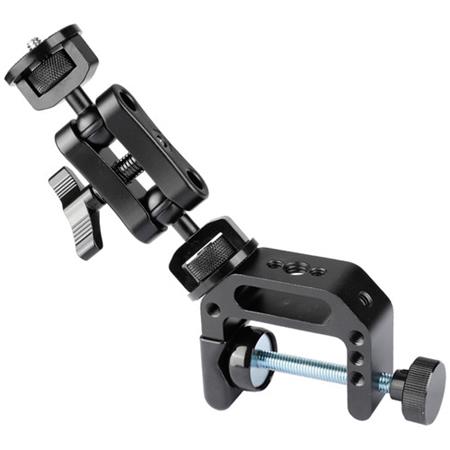 CAMVATE C-Clamp Desk Mount with Articulating Arm & 1/4-20 Ball Head Mount 