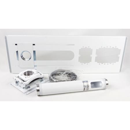 Clearone Standard Ceiling Mounting Kit With 24 Suspension Column For Beamforming Microphone Array 1 2 White