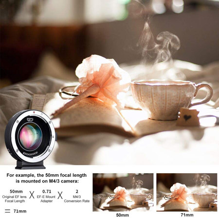 Commlite Ef Lens To M4 3 Mount Adapter Electronic Iris Af 0 71x Speed Booster Cm Aef Mft Booster Commlite Ef Lens To M4 3 Mount Adapter Electronic Iris Af 0 71x Speed Booster Cm Aef Mft Booster