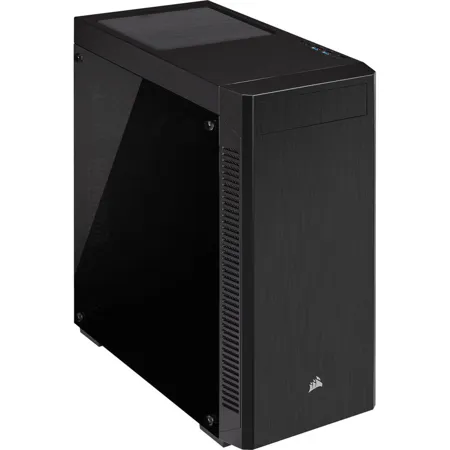 Corsair 110R Tempered Glass ATX Mid-Tower Computer Case, Black