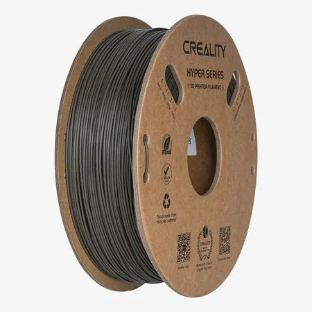Creality 1.75mm Hyper Series PLA Carbon Fiber Filament for 3D Printers Grayish Yellow