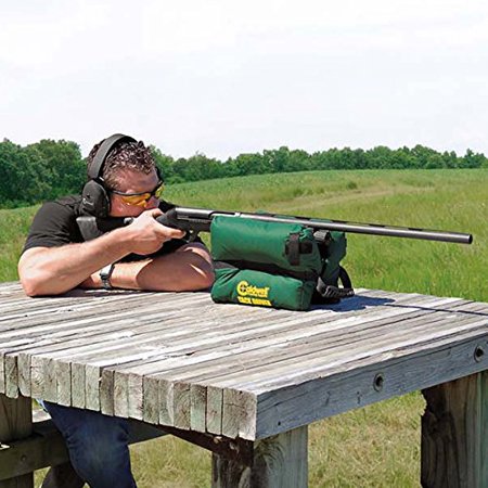 Caldwell Tackdriver Shooting Rest Bag For Any Or Shotgun Filled Green Caldwell Tackdriver Shooting Rest Bag For Any Or Shotgun Filled Green