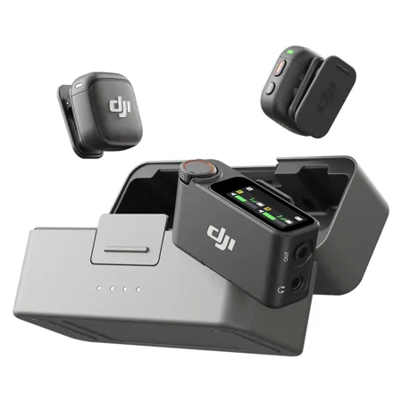 DJI Mic 3 2-Person Advanced Mini 2.4GHz Wireless Mic System with Charging Case