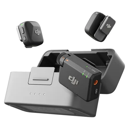 DJI Mic Mini 2.4GHz 2-Person Clip-On Digital Wireless Mic System w