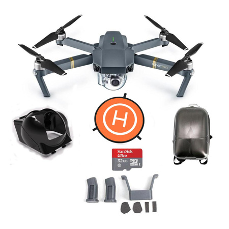 DJI Mavic Pro with Remote Controller With Free Accessory Bundle