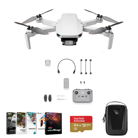 DJI Mini 2 SE Drone 2.7K 10km, 31 min ,249g-2 Battery Bundle and Shoulder  Bag