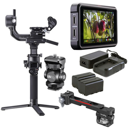 DJI RSC 2 Gimbal Stabilizer Pro Combo Bundle with Atomos Ninja V 5