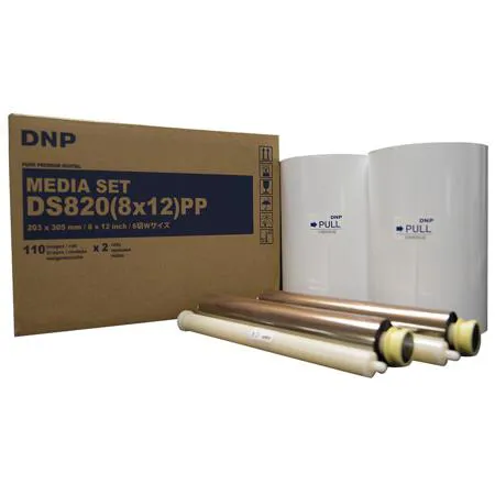 DNP Pure Premium Media for DS820A Printer, 8x12