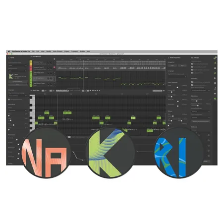 Dreamtonics Synthesizer V Studio Pro Bundle 1 with 3 Voice