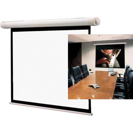 Draper Salara M Hdtv Format Manual Wall Or Ceiling Mounted Projection Screen 52x92 106 Diagonal Fiberglass Matte White