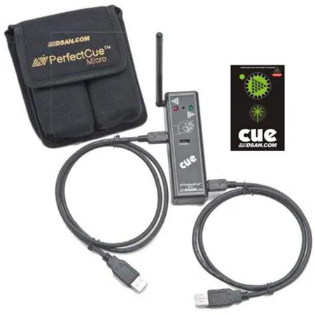 DSAN PerfectCue Micro with PC-AS2 2-Button Transmitter