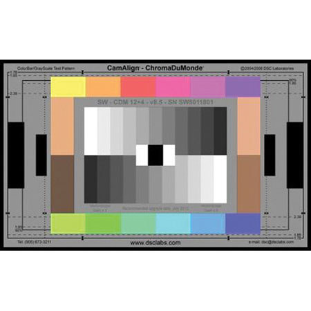 Video Camera Test Chart