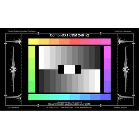 Screen Calibration Chart