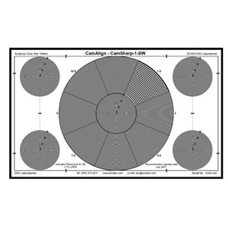 Video Camera Test Chart